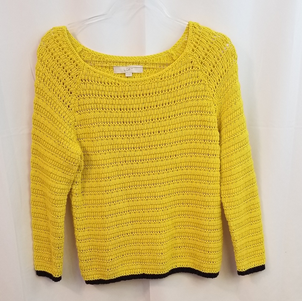 Loft Yellow Sweater